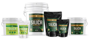 Silica Earth Full Organic Product Line of Volcanic Minerals. 