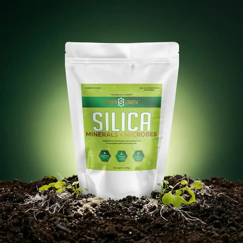 Silica Earth Silica + Beneficial Microbes